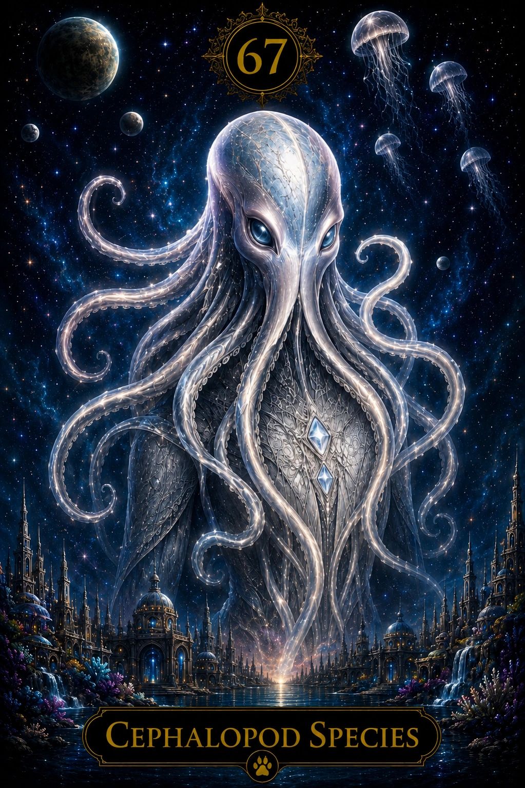 Cephalopod Species card from the Galactic Origins deck